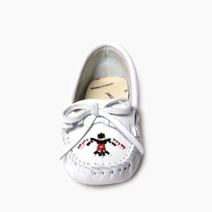 Kid's 3 Women's 5- Thunderbird Softsole "Animikii" White Leather